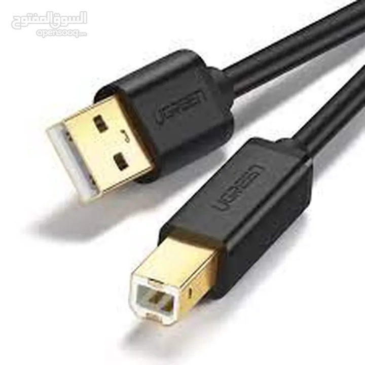 USB PRINTER CABLE وصلة طابعة كيبل طابعة 