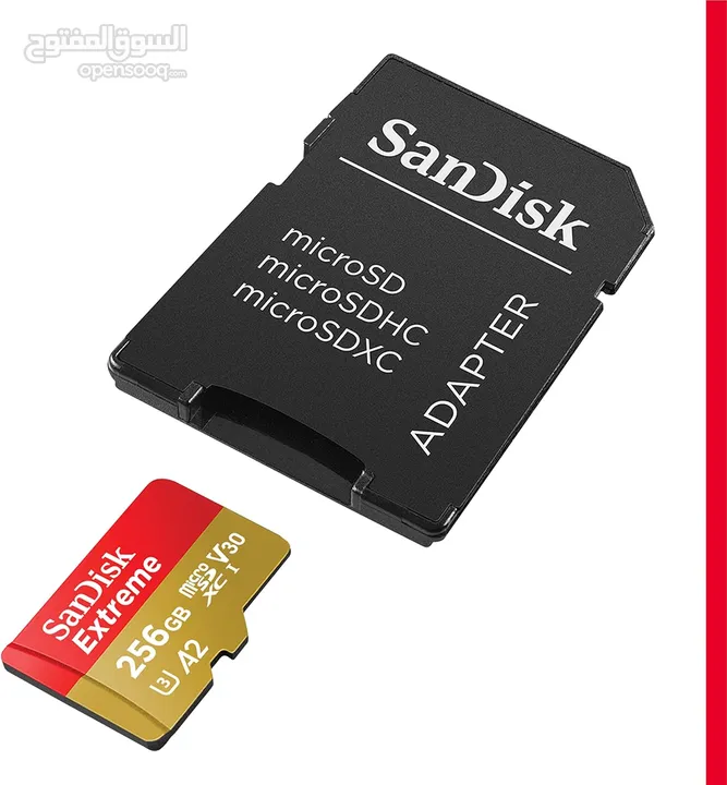 بطاقة ذاكره 256 جيجا سانديسك اكستريم اصليه SanDisk 256GB Extreme