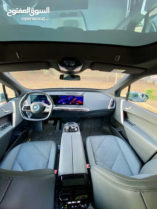 2023 BMW IX XDRIVE 40 AWD FULL ELECTRIC  BMW IX 40 كهربائي بالكامل وارد الشركة فحص كامل  شبه جديده