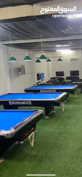 قهوة وصالة بلياردو للبيع كاملة