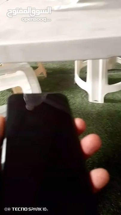 the phone is very clean with charger