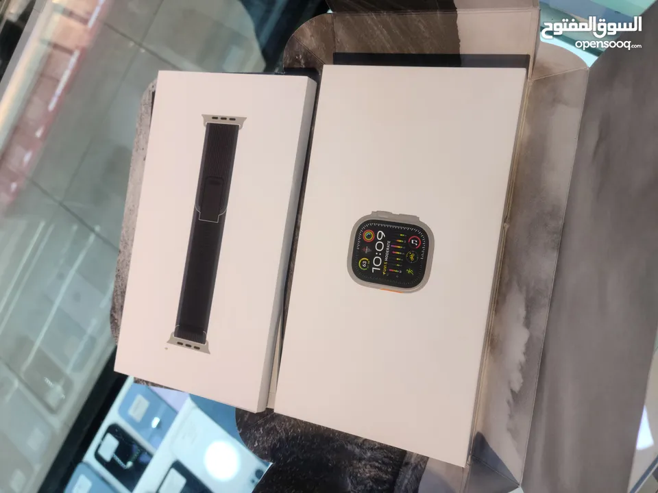 ابل وتش الترا 2 اوبن بوكس بطارية 100% كفالة ابل // apple watch ultra 2 49mm