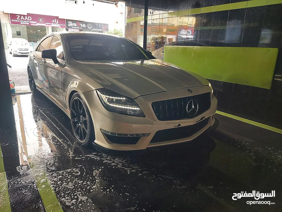 DHS 52000/= MERCEDES V8 CLS63 CLS 63 AMG 2014 GCC خليجي فل اوبشن