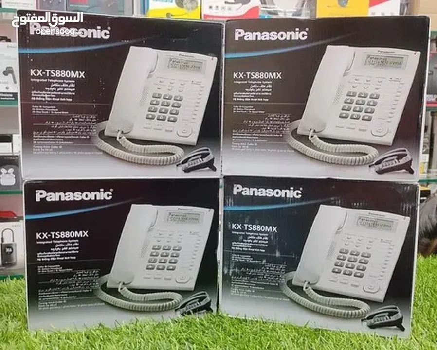 تلفون ارضي سلكي باناسونيك  KX-TS880MX Panasonic Single Line KX-TS880MX Corded Landline Phone