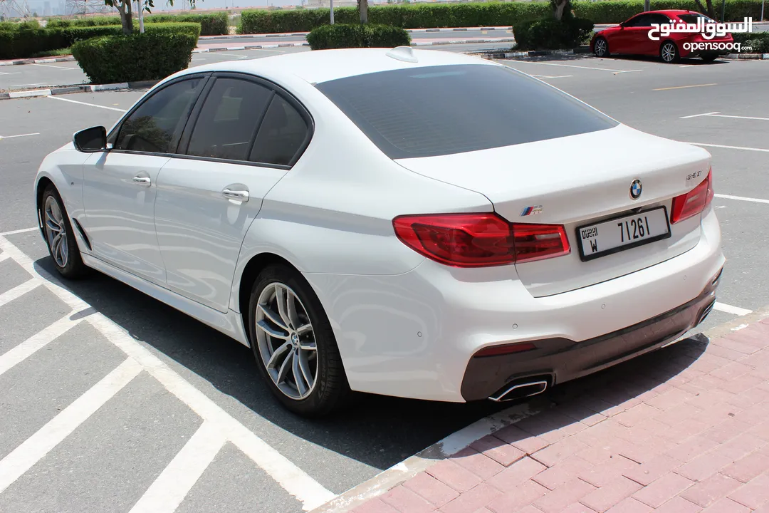 2018 BMW 520I M Kit, GCC with Full Service History and one year warranty unlimited KM