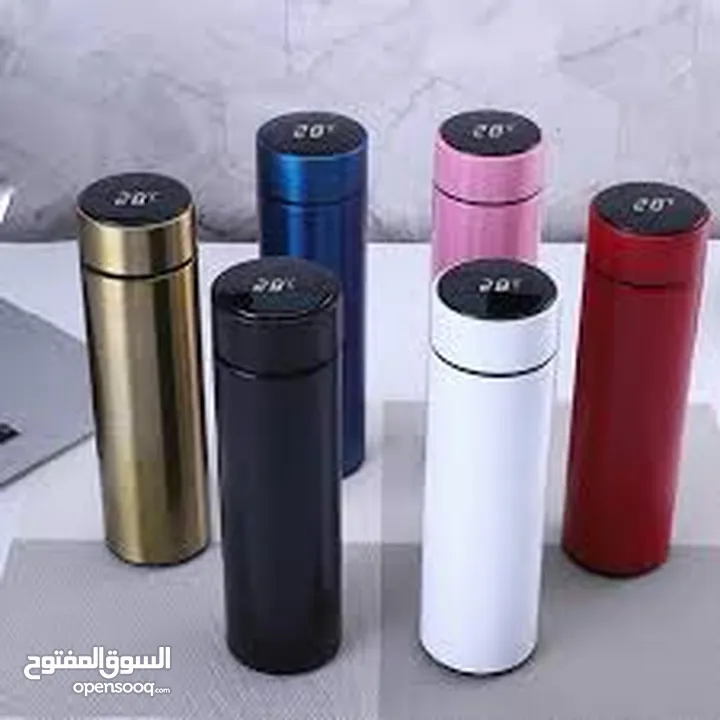 مج حراري ديجيتال حافظه قهوه حراريه مع شاشه تظهر درجه الحراره