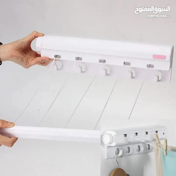 حبل غسيل جداري