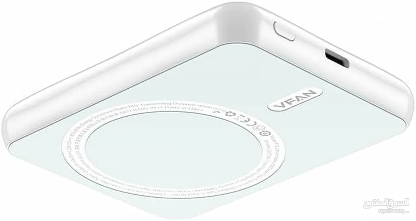 باور بانك VFan F12 المميز بسعة 5000mAh، شاحن محمول مثالي لتلبية احتياجاتك اليومية.