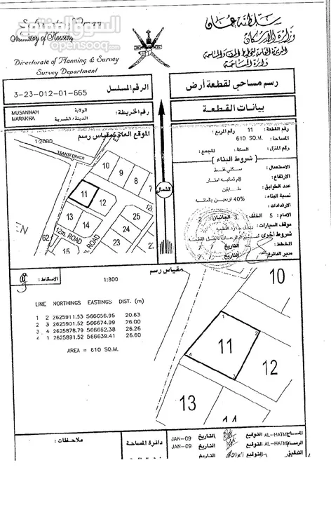 ارض للبيع في المصنعة