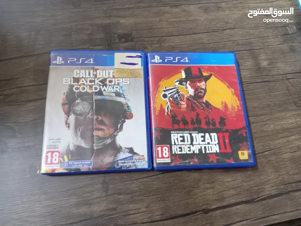 سيدي بلاي ستيشن RDR2 COD BO COLD War