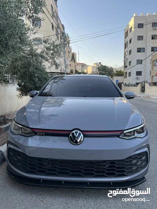جولف جي تي اي 8 golf gti mk8 54 الف كيلو ردار امامي خلفي حساسات امامي خلفي كاميرا تدفئة كراسي 165 ال