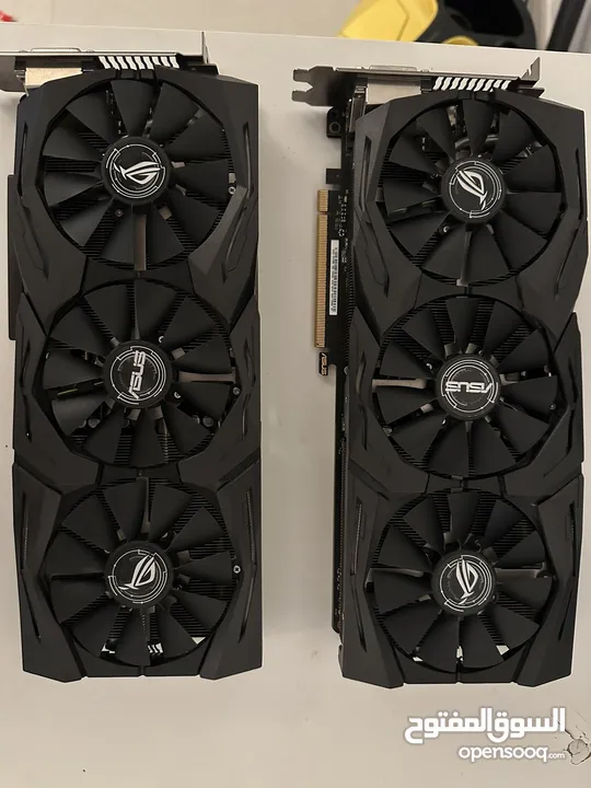 Two GTX 1080 OC 8 GB (can be used SLI)