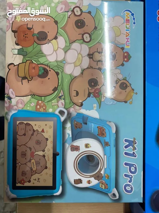 تابلت الأطفال K2 الذكي تعليم وترفيه في جهاز واحد  تابلت مخصص للأطفال بتصميم كرتوني جذاب وسه