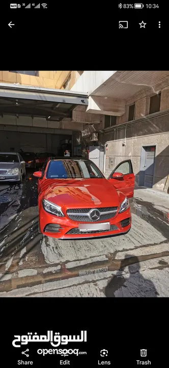 مرسيدس 2020 بانوراما لون خمري رائع amg فحص كامل