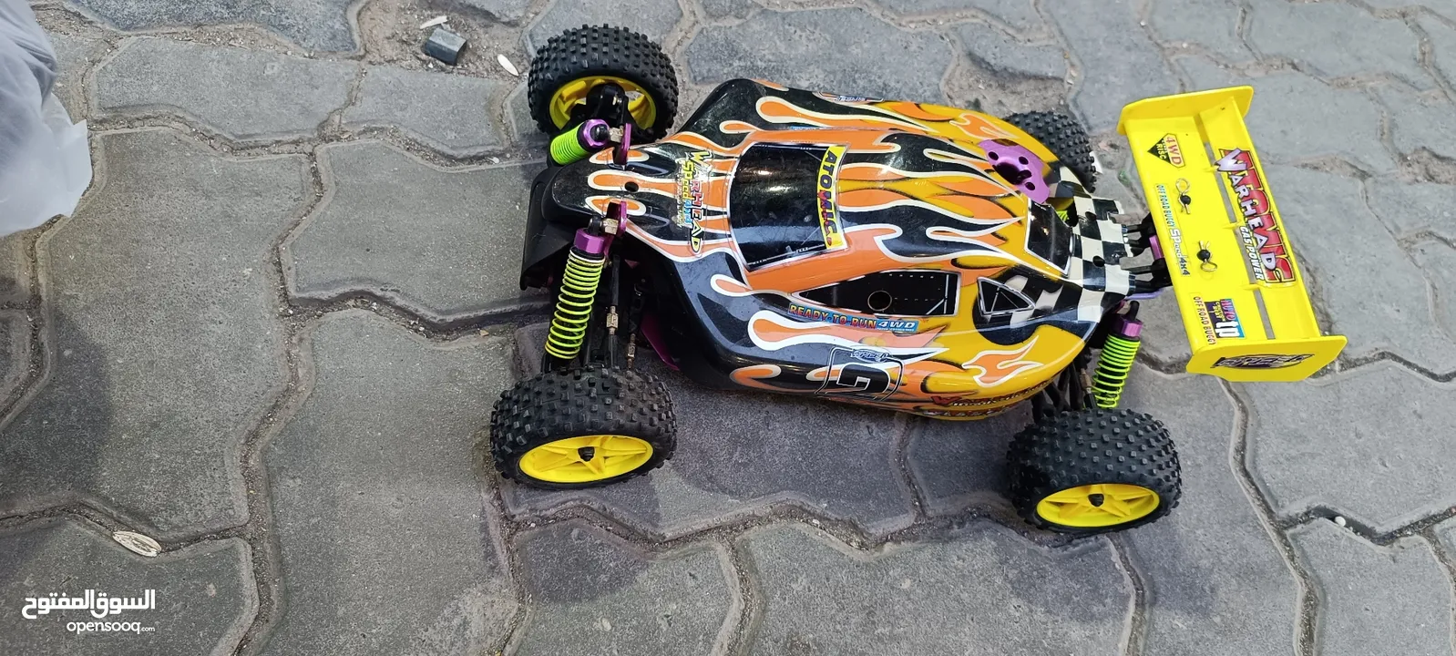HSP 1/10 scale nitro RC buggy
