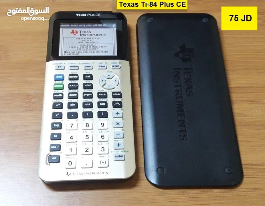 الات حاسبة  Texas Ti-84 Plus CE علمية متطورة جدا  For SAT AP IB IGCSE