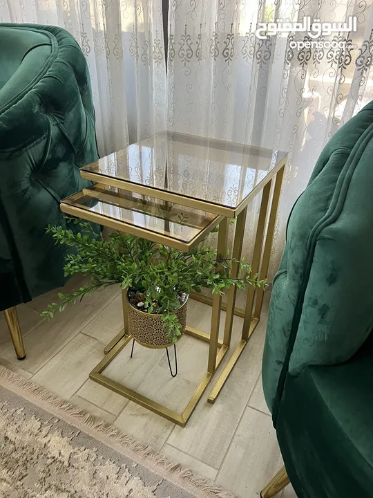 طقم طاولات وسط