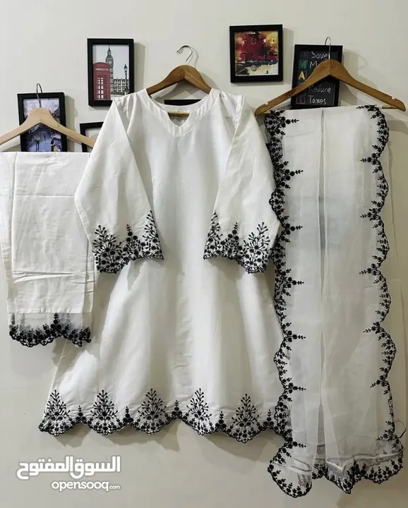 Beautiful white cotton dress