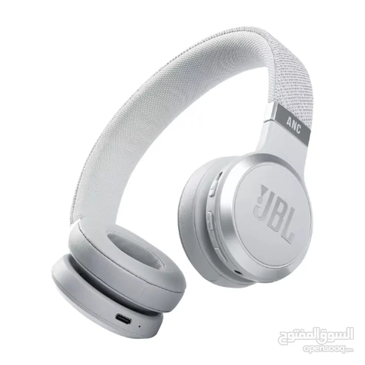 JBL Live 460NC Wireless On-Ear Noise Cancelling Headphones  سماعات الرأس جيه بي ال لايف NC اللاسلك