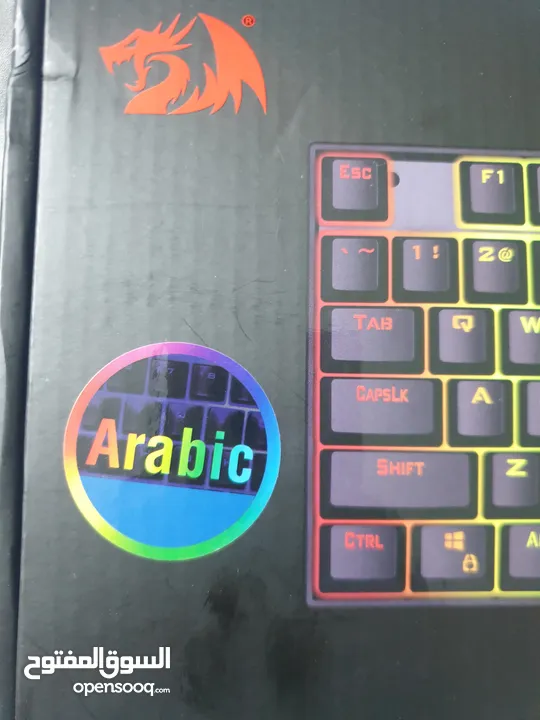 Redragon kumaru k552 يدعم اللغه العربيه مع سويتشلت زرقاء وسويتشات احتياطيه ومزيل ازرار