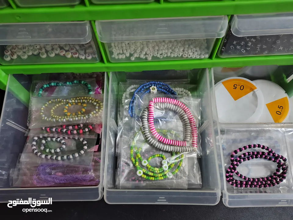 مشروع خرز كامل مع الخزانه والعلب والخيطان