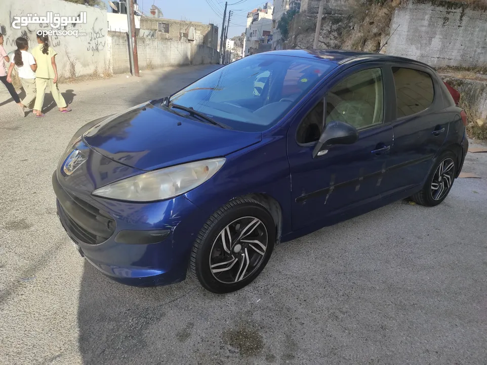 بيجو 207 موديل 2008 للبيع بحالة جيدة في نابلس