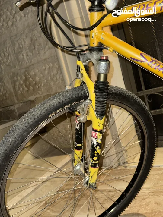 بسكليت ياباني جبلي specialized Rock كامل المنيوم سنوبرص أمامي غيار امامي غيار خلفي بريك امامي وخلفي