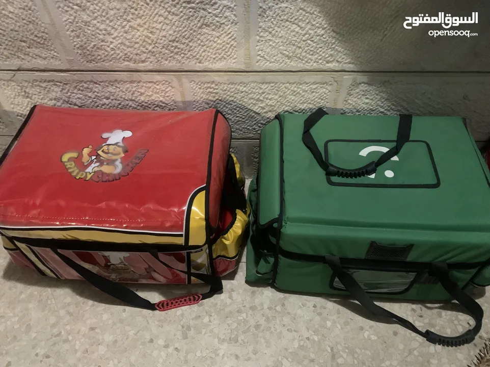 حقيبه عدد (2) للبيع مستعمل شبه جديده بسعر مناسب جداً
