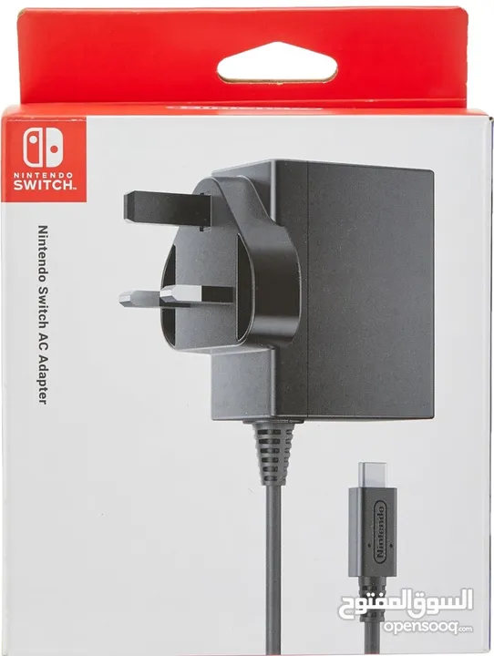 نينتندو سويتش محول التيار المتردد جديد    Nintendo Switch AC Adapter