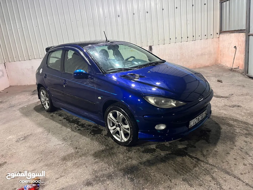 بيجو 206 موديل 2004 جير اوتوماتيك توب ترونيك ماتور 1400cc، الأجمل في الأردن