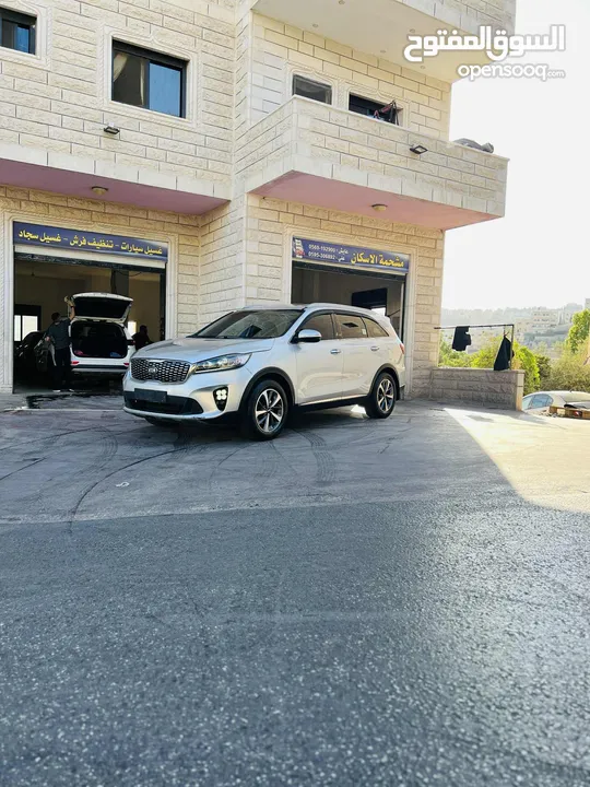 كيا سيورينتو ترخيص 2108 دهان شركه بالكامل  دفع رباعي 4x4