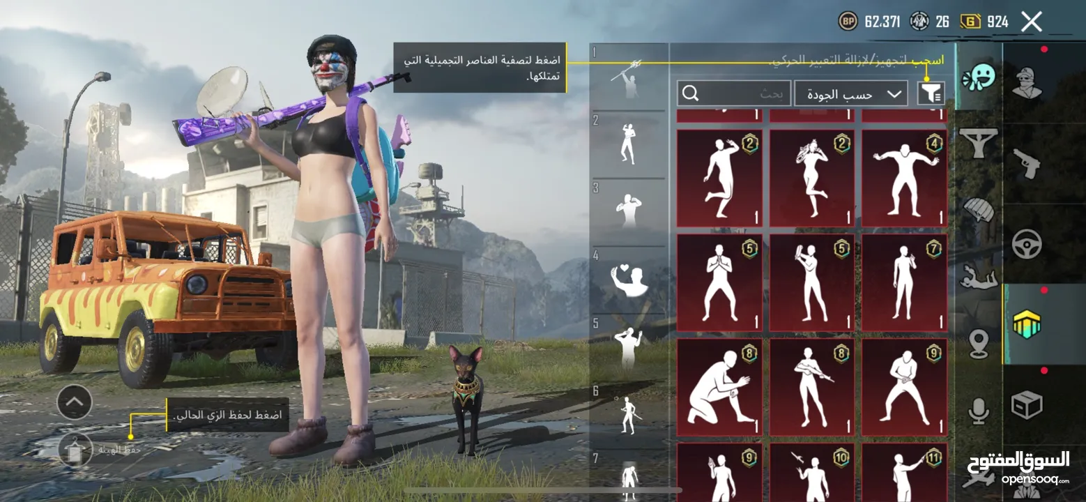 حساب ببجي للبيع لفل عالي 74