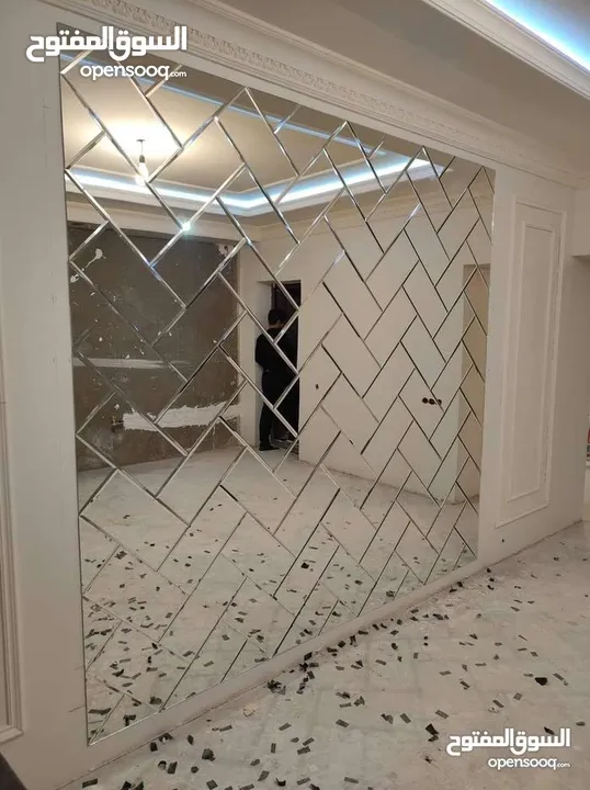 تفصيل جميع انواع الديكور خشب مرايا زجاج طاولات