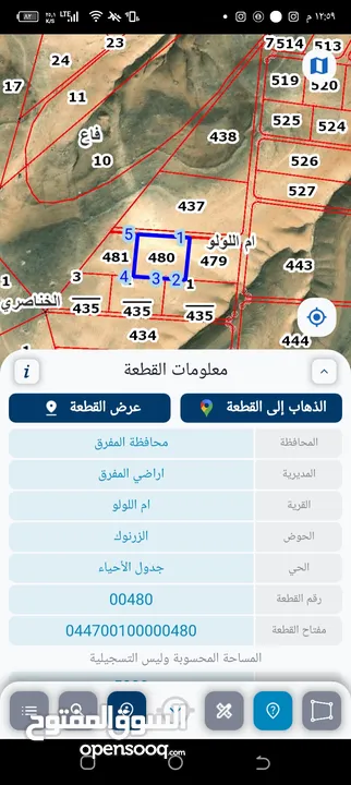 ارض للبيع 10دونمات كل 5بقوشان