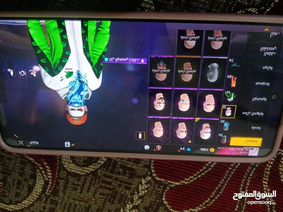 حساب فري فاير من 2018 ولكن ما مشحون فيه lvl56