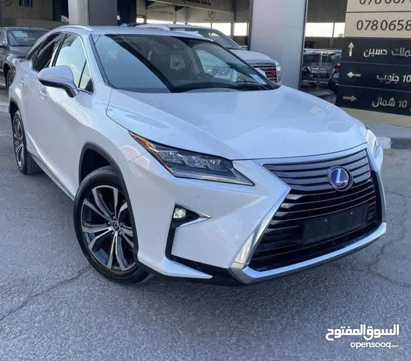 جيب لكزس Rx450h 2019 Lexus Rx450h 2019 hybrid  كرت ابيض