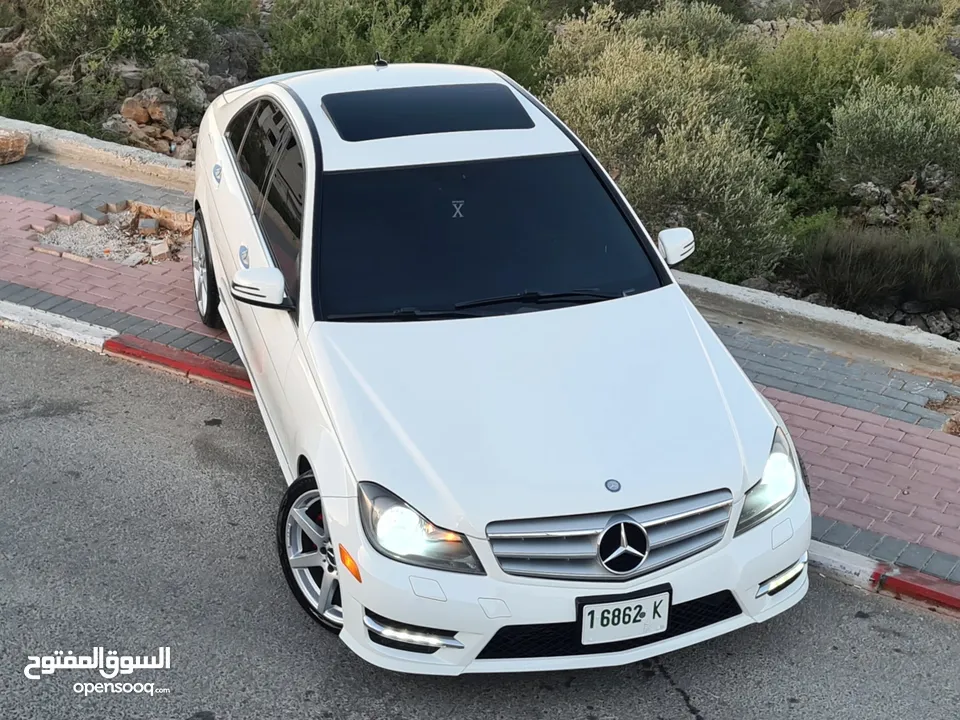 Mercedes C250 / AMG موديل 2015 فل الفل الإضافات  عداد 77000 / بحالة الوكالة  أصل AMG فل إضافات