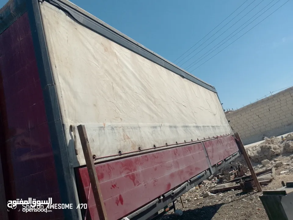 صندوق سنقل ارضية مصفح جديد مبني جناب كامل للبيع طول 7.25  كان راكب على سيارة  مبي ثري رقم