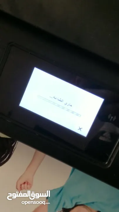 طابعة ملونة مع سكانر وفل وحبر و ويرلس 170 شيقل