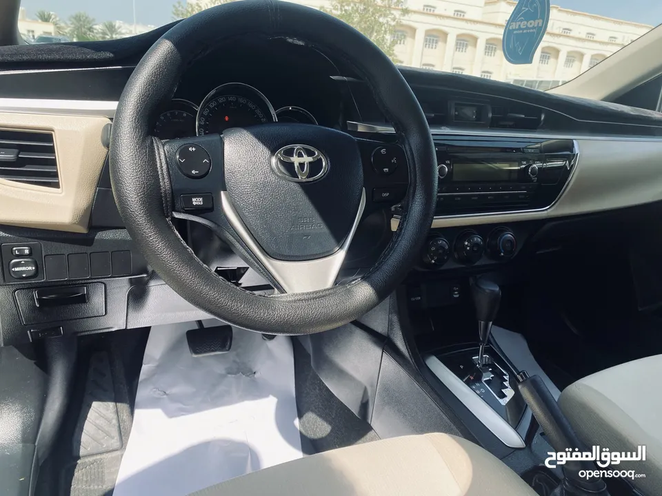 Toyota Corolla 2016 Model 1.6 XLi Oman car