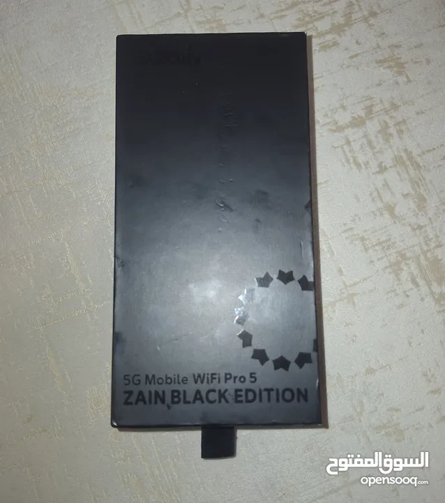 New Router 5G Mobile WiFi Pro 5 ZAIN BLACK EDITION for sale