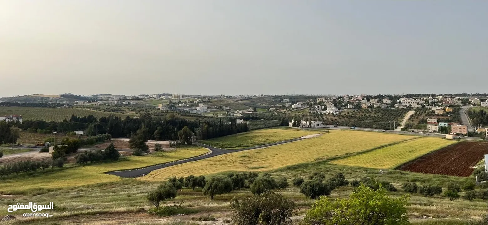 ارض سكنية  للبيع طريق المطار بالقرب من فلل جرين لاند بمساحة ( 1801 م ) في ناعور