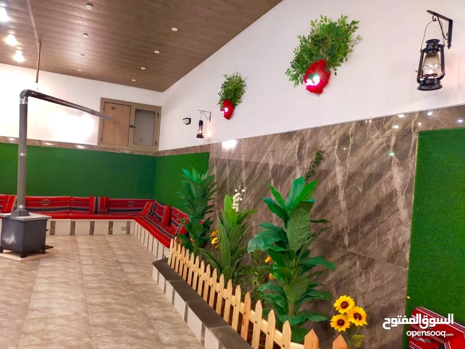 شالية كل الفصول مسبح مغلق ومدفى خصوصية عالية جلسة خارجية وباربكيو والعاب اطفال ونافورة وشلال وغيرها
