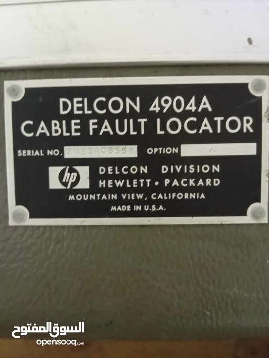 جهاز أكتشاف وتحديد اعطال الكوابل Cable fault locator