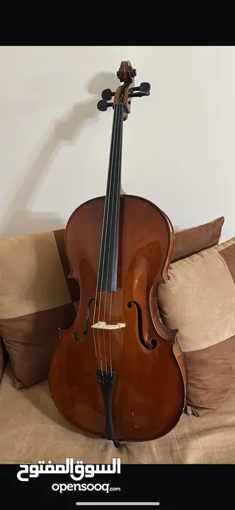 Cello for sale , pretty good condition ,no bow , with its bag (cover ) ,original price 600jd