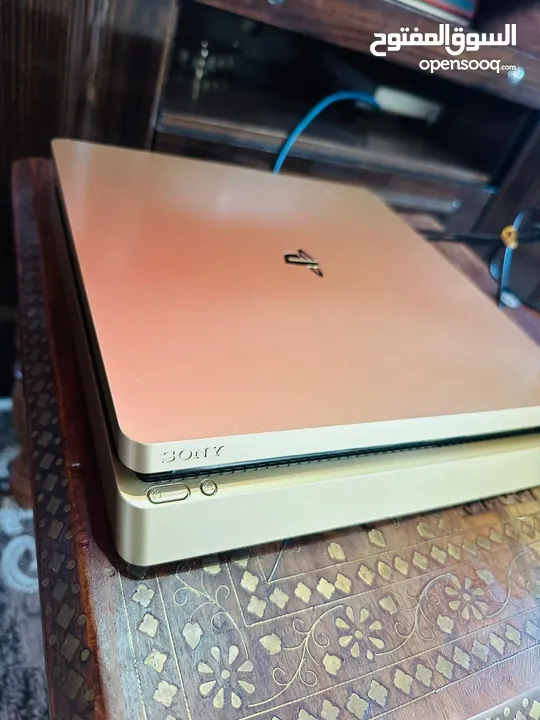 Playstation 4 Slim Gold Edition بلاستيشن 4 مهكر