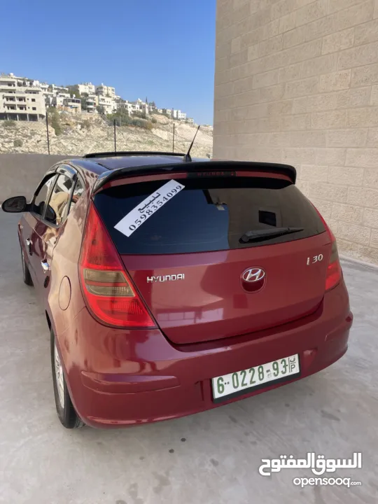 i30 للبيع موديل 2008 فتحة سقف فحص نظيف موجودة في بيت لحم