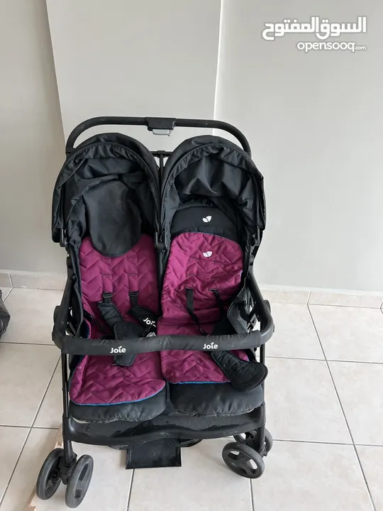 Joie twins stroller like new