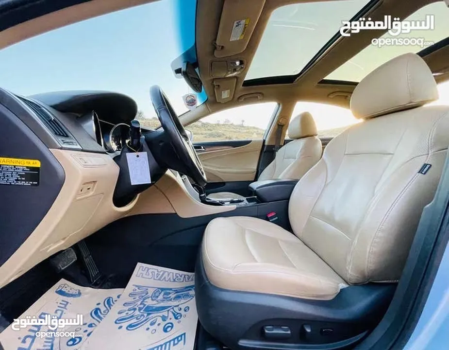 هيونداي سوناتا 2015 وارد الوكالة مالك اول بحال الشركة اعلى صنف ممشى قليل 7 جيد