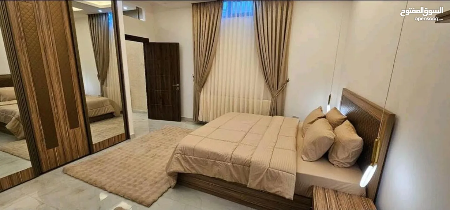 استوديو مميز عائلي في تلاع العلي لموظف او لطالب مفروش بأثات حديث
